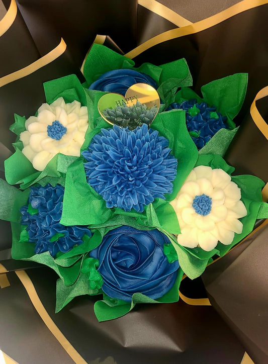 Blue Anniversary/Birthday Bouquets